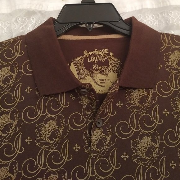 NWOT Men's Polo with Collar, Short Sleeves, XL, Business Casual - Picture 3 of 6